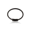 Black nope hoop with attached pipet for closure