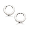 316L High Polished Steel hoop earrings