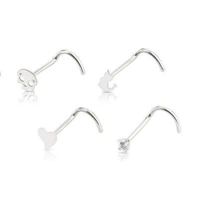 20G 316l Surgical Steel Fishtail 4 Pack.
