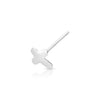 .925 Sterling Silver Cross Nose Pin